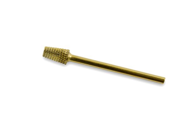 Фреза твердосплавная золотая 1005 (синяя насечка)