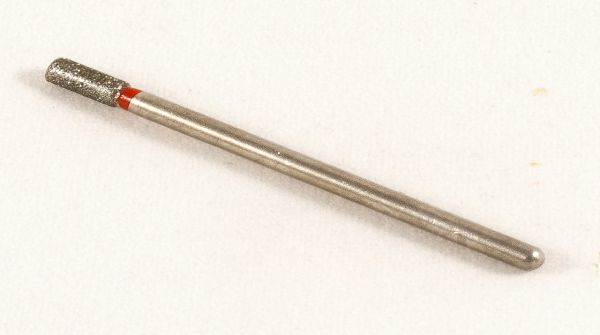 Фреза алмазная Цилиндр, диаметр-2,7 мм, (красная насечка)