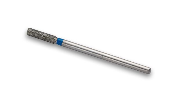 Фреза алмазная Цилиндр, диаметр-2,8 мм, (синяя насечка)