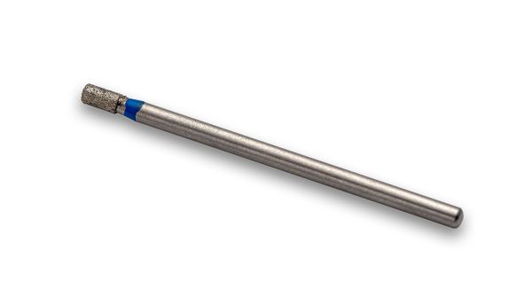 Фреза алмазная Цилиндр, диаметр-2,3 мм, (синяя насечка)