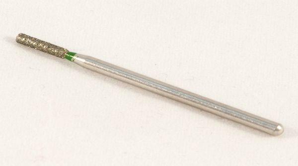 Фреза алмазная Цилиндр, диаметр-1,8 мм, (зеленая насечка)