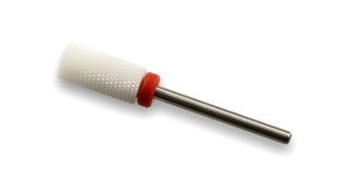 Фреза керамическая  Large Barrel F 020 цилиндр с пластиковым кольцом ( красная насечка)