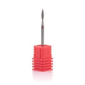 Фреза алмазная Пламя,диаметр- 2,1 мм,(красная насечка)
