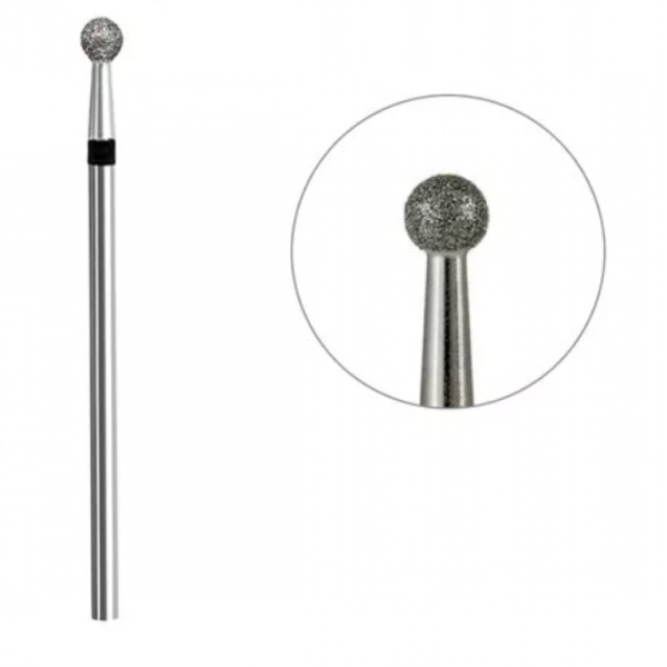 Фреза алмазная  Шарик  ,диаметр-  1,5 мм,(  черная насечка)