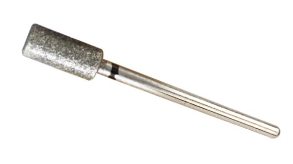 Фреза алмазная Крупная  Цилиндр ,диаметр-5,3 мм, Н - 11,6 мм,( черная насечка)