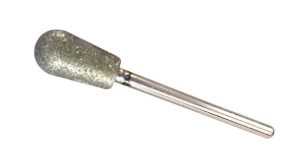 Фреза алмазная Крупная  Груша ,диаметр- 7 мм, Н - 13 мм,( черная насечка)