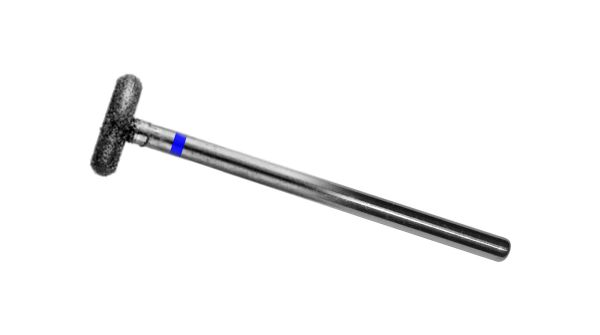 Фреза алмазная Крупная  Капля форма Диск ,диаметр- 7,2 мм, Н - 2,4 мм,( синяя насечка)