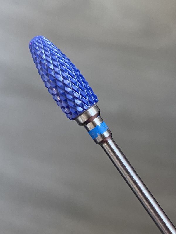 Фреза  синяя керамическая  Blue Flame M  кукуруза( синяя насечка)