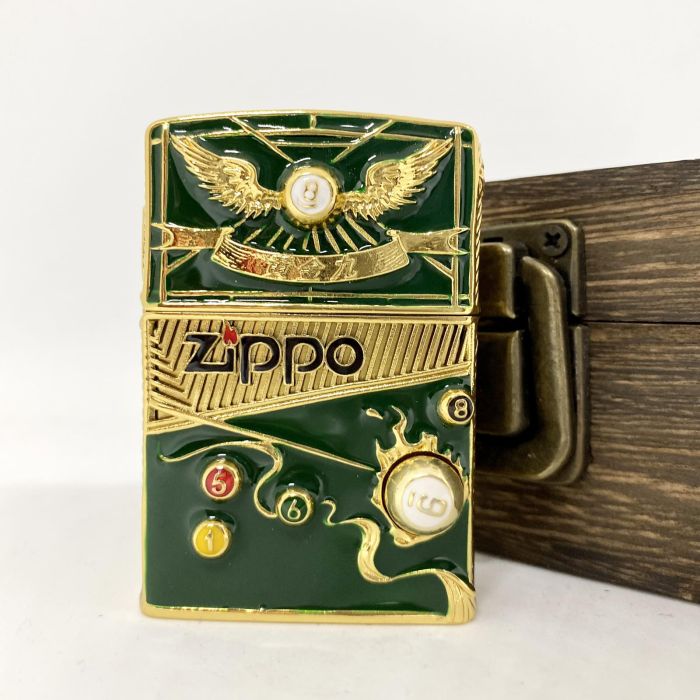 Колекційна запальничка Zippo Більярд "Golden Billiards Edition"