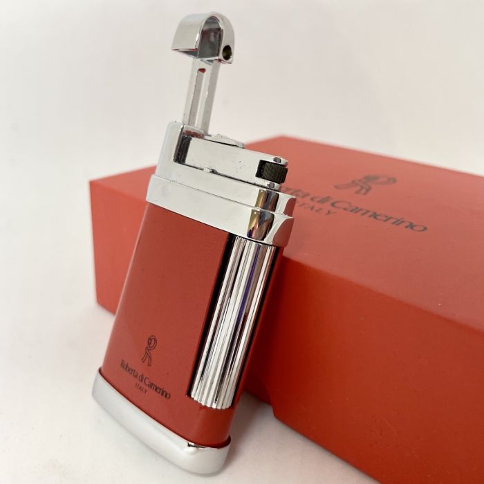 Елегантна газова запальничка Roberta di Camerino (Italy) — Red & Chrome