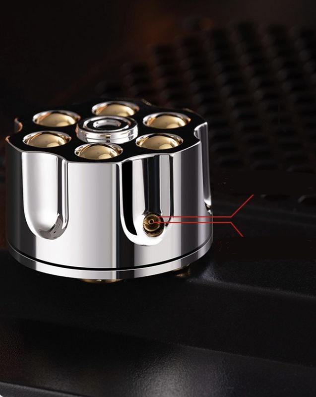 Газова запальничка Koji "Барабан Револьвера" колір Графіт