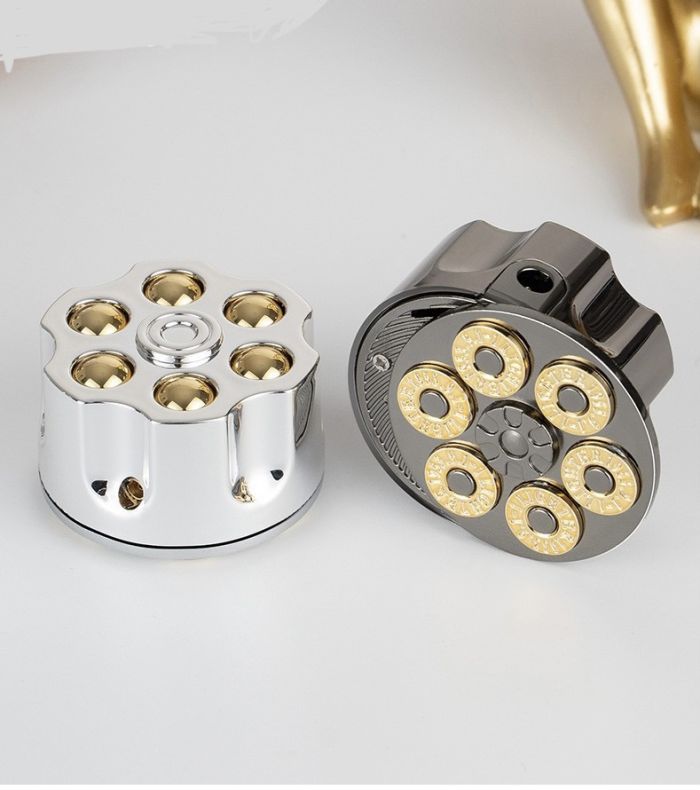 Газова запальничка Koji "Барабан Револьвера" колір Графіт