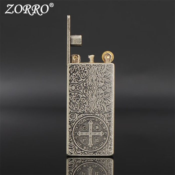 Бензинова запальничка  Zorro 753 «Медальйон Святого Бенедикта"