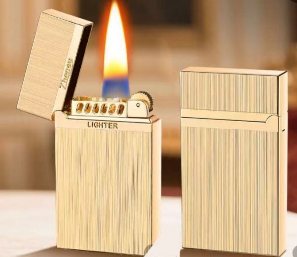 Бензинова запальничка Hymars  "Brushed Gold"