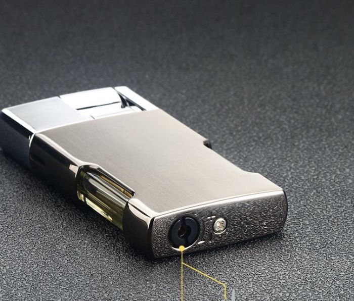 Турбо-запальничка Premium Gradient матово-чорного кольору