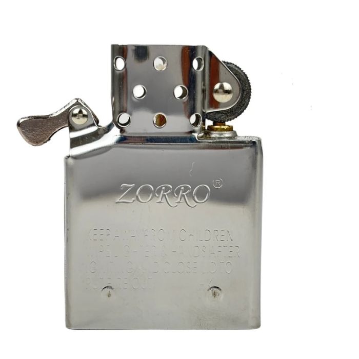 Бензинова запальничка Zorro Ultimate Justice Limited Edition, Brushed Gold/Silver