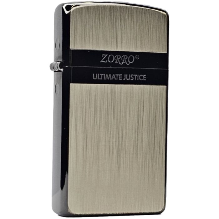 Бензинова запальничка Zorro "Ultimate Justice"(Найвище правосуддя) Комбінований хром
