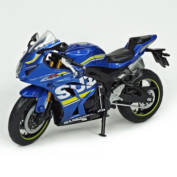 Колекційна масштабна модель мотоцикла Suzuki GSX-R1000 (1:12) — Синій металік