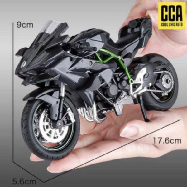 Колекційна масштабна модель мотоцикла Kawasaki Ninja H2 R (1:12)