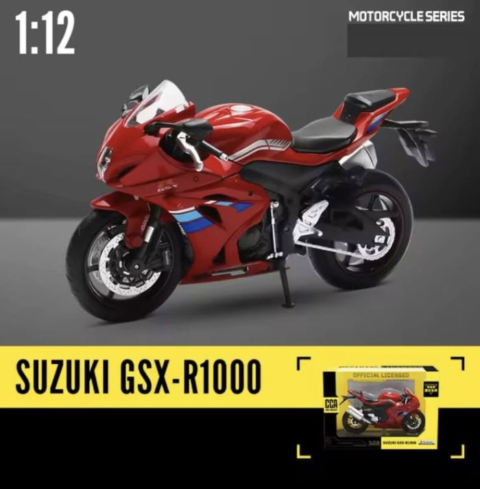 Колекційна модель мотоцикла Suzuki GSX-R1000 (1:12) від CCА