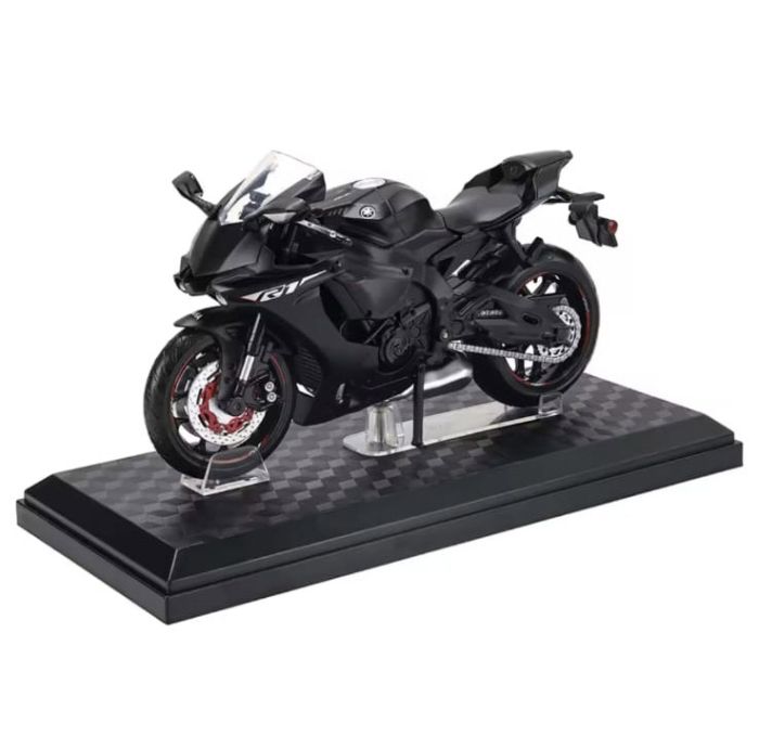 Колекційна модель мотоцикла Yamaha YZF-R1 у масштабі 1:12 колір Чорний