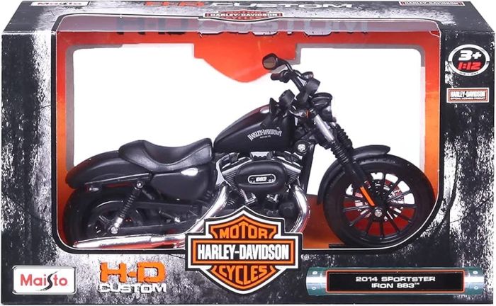 Масштабна модель мотоцикла Maisto Harley-Davidson 2014 Sportster Iron 883 (1:12)