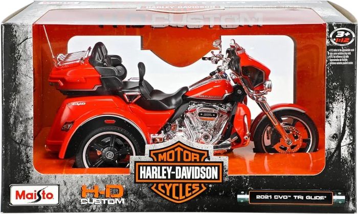 Масштабна модель 2021 Harley-Davidson CVO Tri Glide (1:12) від Maistо