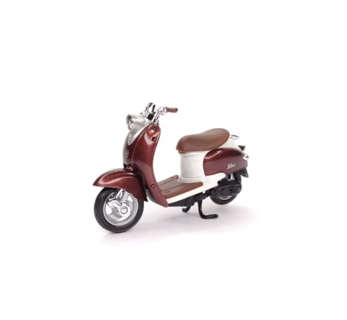 Колекційна модель скутера Welly 1:18 '99 Yamaha Vino YJ50R (Brown/White)