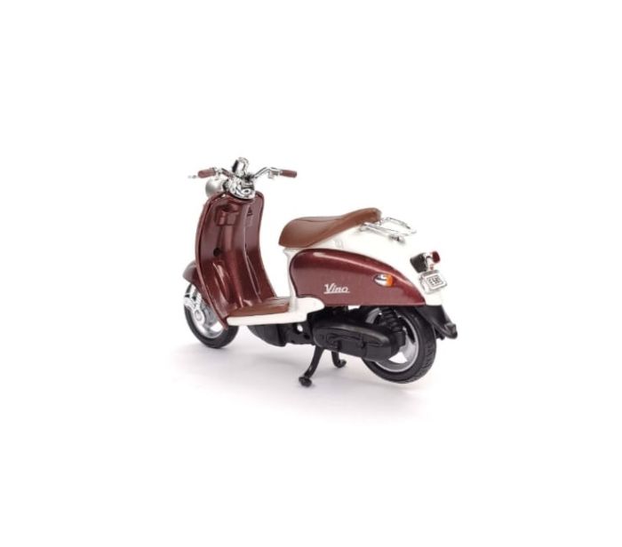 Колекційна модель скутера Welly 1:18 '99 Yamaha Vino YJ50R (Brown/White)