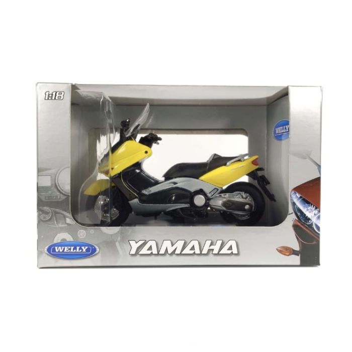 Колекційна модель мотоцикла Yamaha XP500 TMAX (2001) — Масштаб 1:18, Welly