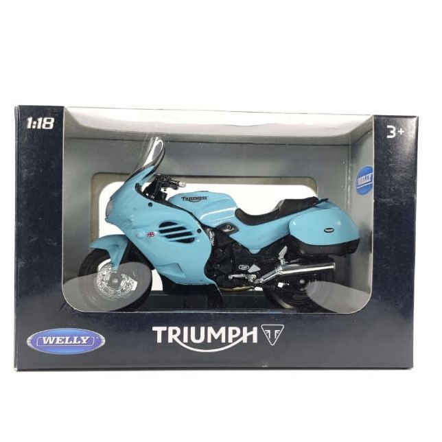 Колекційна модель мотоцикла Triumph Trophy 1200 (2002) — Welly 1:18