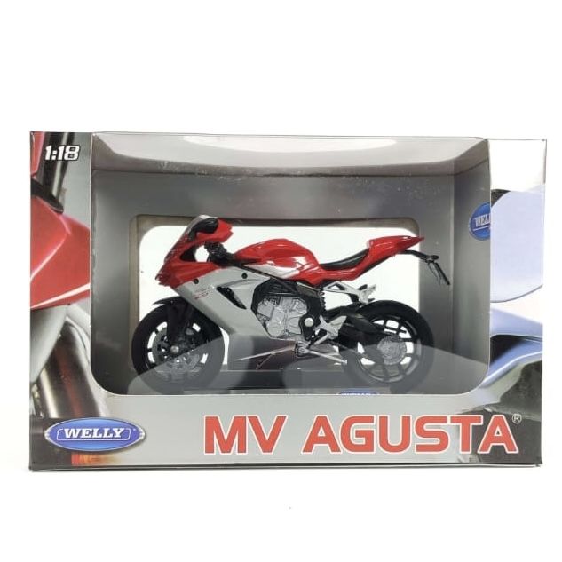 Колекційна модель мотоцикла MV Agusta F3 800 (Welly, 1:18)