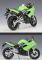 Колекційна модель мотоцикла Welly Kawasaki Ninja 650R (Масштаб 1/10)