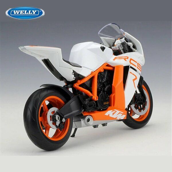 Колекційна модель мотоцикла KTM 1190 RC8 R (Welly, 1:10)