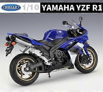 Колекційна модель мотоцикла Yamaha YZF-R1 (Welly, 1/10)