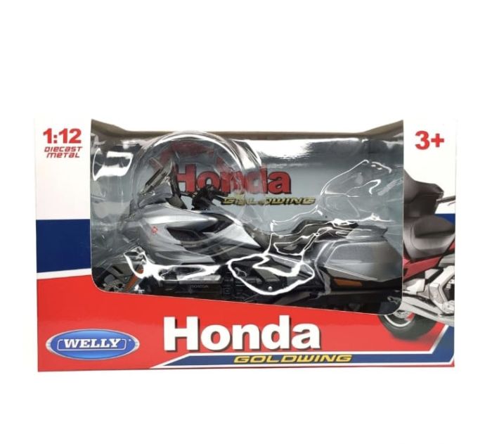 Колекційна модель мотоцикла Honda Goldwing (Welly) — Масштаб 1:12