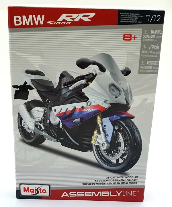 Збірна модель мотоцикла Maisto BMW S1000 RR (1:12) — Серія Assembly Linе