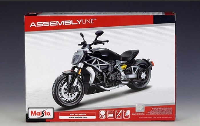 Збірна металева модель мотоцикла Maisto Ducati XDiavel S, масштаб 1:12, серія Assembly Line