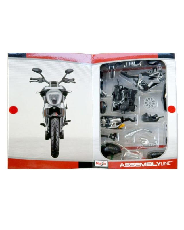 Збірна металева модель мотоцикла Maisto Ducati XDiavel S, масштаб 1:12, серія Assembly Line