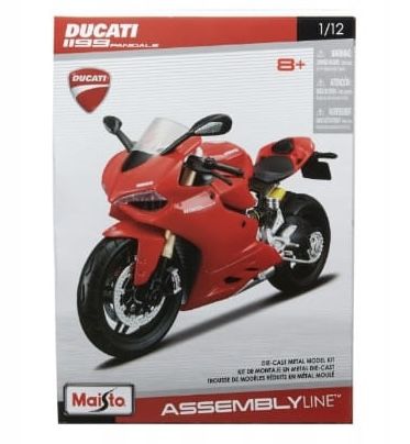 Збірна модель мотоцикла Maisto Ducati 1199 Panigale (масштаб 1:12) — Серія Assembly Linе