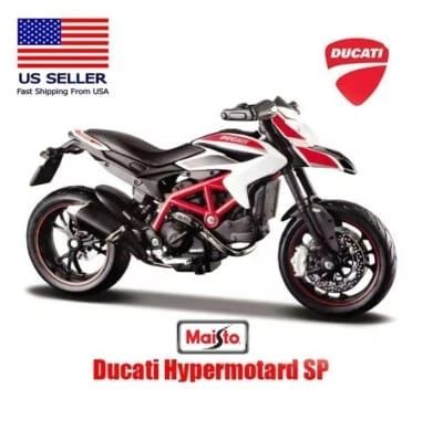 Масштабна модель мотоцикла Ducati Hypermotard SP (1:18) від Maistо