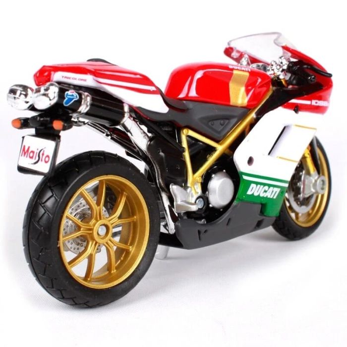 Колекційна модель мотоцикла Maisto Ducati 1098 S Tricolore (1:18)