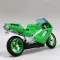 Колекційна модель мотоцикла Honda NR (Scale 1:18) від Maisto неоново зелений