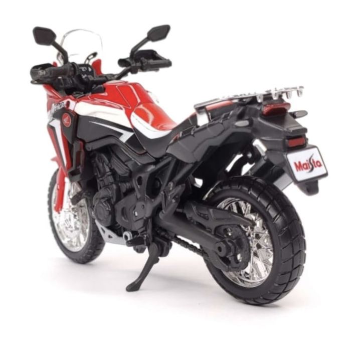 Колекційна модель мотоцикла Honda CRF1000L Africa Twin DCT (Maisto, 1:18) чорно-біла