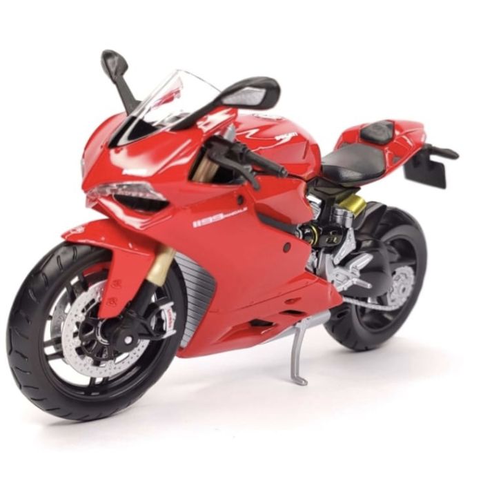 Колекційна модель мотоцикла Ducati 1199 Panigale — Масштаб 1:18 (Maisto) червона