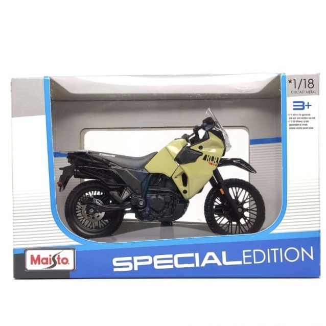 Масштабна модель мотоцикла Kawasaki KLR 650 (1:18) – Maisto Special Edition