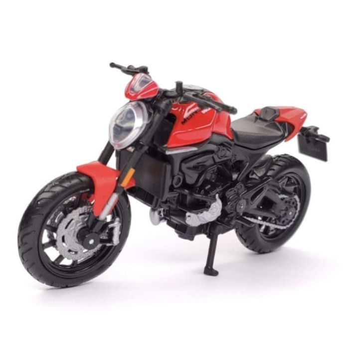 Колекційна модель мотоцикла Maisto Ducati Monster (Масштаб 1:18) яскраво червоний колір