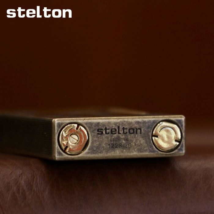  Колекційна газова запальничка Stelton "Holy Bible" (Antique Brass) Біблія