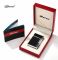 Елітна газова запальничка Derui R-09 Classic Black & Silver з фірмовим кліком