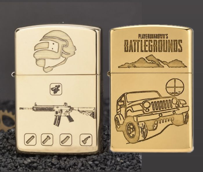 Бензинова латунна запальничка Zorro «PUBG Edition» для фанатів культової гри PlayerUnknown's Battlegrounds